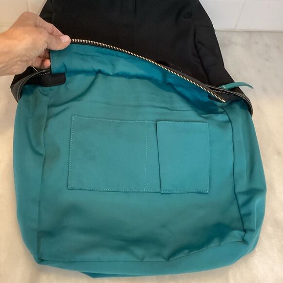 Coach Black Sateen Hampton Shopper Weekend Tote - Picture 13 of 14